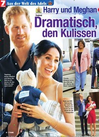 Titelbild der Ausgabe 18/2019 von Harry und Meghan: Das große Babyräts el: Dramatisch, was sich hinter den Kulissen abspielt! Das Paar bricht mit allen Traditionen. Zeitschriften als Abo oder epaper bei United Kiosk online kaufen.
