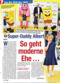 Titelbild der Ausgabe 26/2019 von Monaco: Super-Daddy Albert: So geht moderne Ehe …. Zeitschriften als Abo oder epaper bei United Kiosk online kaufen.