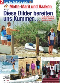 Titelbild der Ausgabe 29/2019 von Norwegen: Mette-Marit und Haakon: Diese Bilder bereiten uns Kummer …. Zeitschriften als Abo oder epaper bei United Kiosk online kaufen.