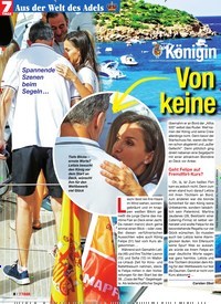 Titelbild der Ausgabe 33/2019 von Königin Letizia: Von Eifersucht Keine Spur. Zeitschriften als Abo oder epaper bei United Kiosk online kaufen.
