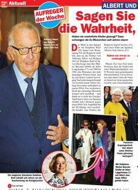 Titelbild der Ausgabe 50/2018 von ALBERT UND JUAN CARLOS: Sagen Sie die Wahrheit, endlich Eure Hoheiten!. Zeitschriften als Abo oder epaper bei United Kiosk online kaufen.