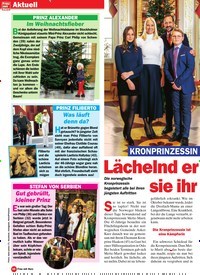 Titelbild der Ausgabe 52/2018 von KRONPRINZESSIN METTE-MARIT: Lächelnd er trägt sie ihr Schicksal. Zeitschriften als Abo oder epaper bei United Kiosk online kaufen.