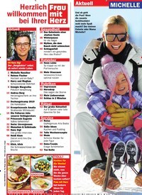 Titelbild der Ausgabe 2/2019 von MICHELLE HUNZIKER: Familienglück im Schnee. Zeitschriften als Abo oder epaper bei United Kiosk online kaufen.