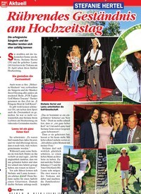 Titelbild der Ausgabe 18/2019 von STEFANIE HERTEL: Rührendes Geständnis am Hochzeitstag. Zeitschriften als Abo oder epaper bei United Kiosk online kaufen.