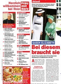 Titelbild der Ausgabe 24/2019 von QUEEN ELIZABETH : Bei diesem Gast braucht sie Humor!. Zeitschriften als Abo oder epaper bei United Kiosk online kaufen.