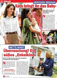 Titelbild der Ausgabe 32/2019 von HERZOGIN MEGHAN: Kate bringt ihr das Baby-. Zeitschriften als Abo oder epaper bei United Kiosk online kaufen.