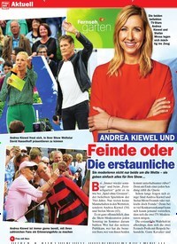Titelbild der Ausgabe 33/2019 von ANDREA KIEWEL UND STEFAN MROSS: Feinde oder Freunde?: Die erstaunliche Wahrheit …. Zeitschriften als Abo oder epaper bei United Kiosk online kaufen.