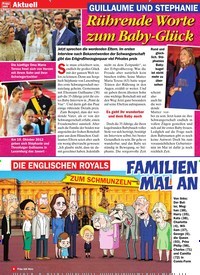 Titelbild der Ausgabe 6/2020 von GUILLAUME UND STEPHANIE VON LUXEMBURG: Rührende Worte zum Baby-Glück. Zeitschriften als Abo oder epaper bei United Kiosk online kaufen.