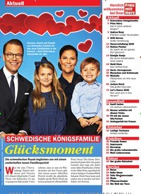 Titelbild der Ausgabe 8/2020 von SCHWEDISCHE KÖNIGSFAMILIE: Glücksmoment. Zeitschriften als Abo oder epaper bei United Kiosk online kaufen.