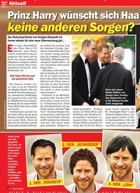Titelbild der Ausgabe 8/2020 von Prinz Harry wünscht sich Haa keine anderen Sorgen?. Zeitschriften als Abo oder epaper bei United Kiosk online kaufen.