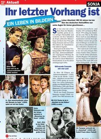 Titelbild der Ausgabe 9/2020 von SONJA ZIEMANN: Ihr letzter Vorhang ist gefallen …. Zeitschriften als Abo oder epaper bei United Kiosk online kaufen.