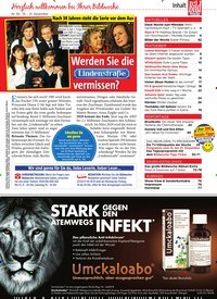 Titelbild der Ausgabe 50/2018 von Herzlich willkommen bei Ihrer Bildwoche: Nach 34 Jahren steht die Serie vor dem Aus Werden Sie die vermissen?. Zeitschriften als Abo oder epaper bei United Kiosk online kaufen.