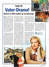 Titelbild der Ausgabe 52/2018 von Nadja Uhl: Vater-Drama!. Zeitschriften als Abo oder epaper bei United Kiosk online kaufen.