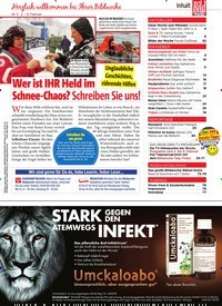 Titelbild der Ausgabe 5/2019 von Wer ist IHR Held im Schnee-Chaos? Schreiben Sie uns!. Zeitschriften als Abo oder epaper bei United Kiosk online kaufen.