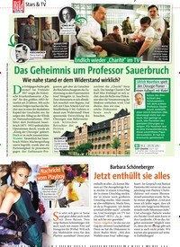 Titelbild der Ausgabe 7/2019 von Stars & TV: Endlich wieder „Charité“ im TV: Das Geheimnis um Professor Sauerbruch. Zeitschriften als Abo oder epaper bei United Kiosk online kaufen.