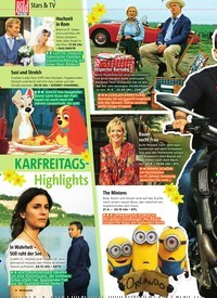 Titelbild der Ausgabe 16/2019 von Stars & TV: 100 Prozent Gefühl zu Ostern. Zeitschriften als Abo oder epaper bei United Kiosk online kaufen.