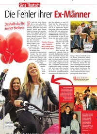 Titelbild der Ausgabe 20/2019 von Sina Tkotsch: Die Fehler ihrer Ex-Männer. Zeitschriften als Abo oder epaper bei United Kiosk online kaufen.