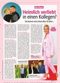 Titelbild der Ausgabe 21/2019 von Inka Bause: Heimlich verliebt in einen Kollegen?. Zeitschriften als Abo oder epaper bei United Kiosk online kaufen.