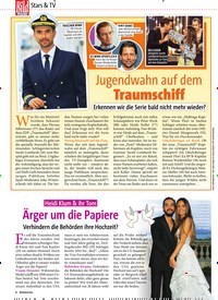 Titelbild der Ausgabe 22/2019 von Stars & TV: Jugendwahn auf dem Traumschiff. Zeitschriften als Abo oder epaper bei United Kiosk online kaufen.