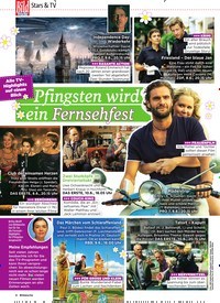 Titelbild der Ausgabe 23/2019 von Pfingsten wird ein Fernsehfest. Zeitschriften als Abo oder epaper bei United Kiosk online kaufen.