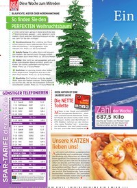 Titelbild der Ausgabe 49/2019 von Diese Woche zum Mitreden: So finden Sie den PERFEKTEN Weihnachtsbaum. Zeitschriften als Abo oder epaper bei United Kiosk online kaufen.