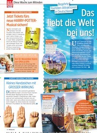 Titelbild der Ausgabe 45/2022 von Das liebt die Welt bei uns!. Zeitschriften als Abo oder epaper bei United Kiosk online kaufen.