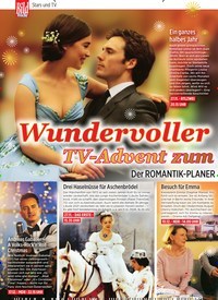 Titelbild der Ausgabe 47/2022 von Wundervoller TV-Advent zum Träumen. Zeitschriften als Abo oder epaper bei United Kiosk online kaufen.