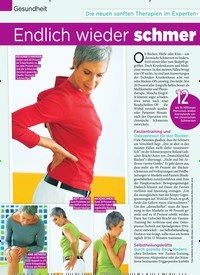 Titelbild der Ausgabe 50/2018 von Gesundheit: Endlich wieder schmerzfrei leben. Zeitschriften als Abo oder epaper bei United Kiosk online kaufen.