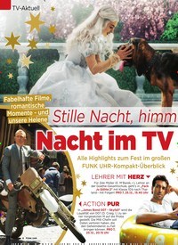 Titelbild der Ausgabe 51/2018 von TV-Aktuell: Stille Nacht, himm lische: Nacht im TV. Zeitschriften als Abo oder epaper bei United Kiosk online kaufen.