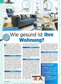 Titelbild der Ausgabe 52/2018 von Wo Schadstoffe und Allergene lauern können: Wie gesund ist Ihre Wohnung?. Zeitschriften als Abo oder epaper bei United Kiosk online kaufen.