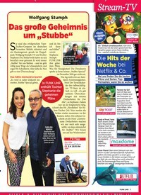 Titelbild der Ausgabe 13/2019 von Wolfgang Stumph: Das große Geheimnis um „Stubbe“. Zeitschriften als Abo oder epaper bei United Kiosk online kaufen.