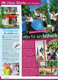 Titelbild der Ausgabe 17/2019 von Rund um den Maibaum: Was für ein hübsch er Tanz!. Zeitschriften als Abo oder epaper bei United Kiosk online kaufen.