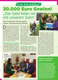 Titelbild der Ausgabe 23/2019 von Danke, liebe Redaktion!: 30.000 Euro Gewinn! „Das Geld teilen wir mit unserem Sohn“. Zeitschriften als Abo oder epaper bei United Kiosk online kaufen.