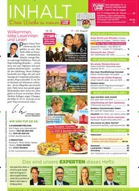 Titelbild der Ausgabe 33/2019 von Willkommen, liebe Leserinnen und Leser!. Zeitschriften als Abo oder epaper bei United Kiosk online kaufen.