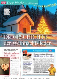 Titelbild der Ausgabe 51/2019 von Diese Woche zum Mitreden: OH TANNENBAUM!: Die GESCHICHTE der Weihnachtslieder. Zeitschriften als Abo oder epaper bei United Kiosk online kaufen.