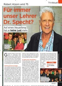 Titelbild der Ausgabe 5/2020 von Robert Atzorn wird 75: Für immer unser Lehrer Dr. Specht?. Zeitschriften als Abo oder epaper bei United Kiosk online kaufen.