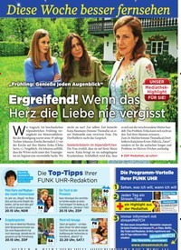Titelbild der Ausgabe 10/2020 von Diese Woche besser fernsehen: Ergreifend! Wenn das Herz die Liebe nie vergisst. Zeitschriften als Abo oder epaper bei United Kiosk online kaufen.