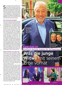 Titelbild der Ausgabe 11/2020 von Karel Gott (†):Endlich bricht Ivana ihr Schweigen: Was die junge Witwe mit seinem Erbe vorhat. Zeitschriften als Abo oder epaper bei United Kiosk online kaufen.