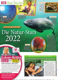 Titelbild der Ausgabe 3/2022 von JETZT STEHEN SIE FEST: Die Natur-Stars 2022. Zeitschriften als Abo oder epaper bei United Kiosk online kaufen.