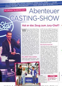 Titelbild der Ausgabe 3/2022 von Abenteuer CASTING-SHOW. Zeitschriften als Abo oder epaper bei United Kiosk online kaufen.