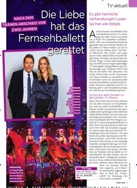 Titelbild der Ausgabe 12/2022 von Die Liebe hat das Fernsehballett gerettet. Zeitschriften als Abo oder epaper bei United Kiosk online kaufen.