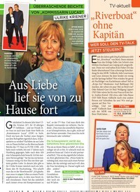 Titelbild der Ausgabe 18/2022 von Aus Liebe lief sie von zu Hause fort. Zeitschriften als Abo oder epaper bei United Kiosk online kaufen.