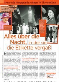 Titelbild der Ausgabe 20/2022 von Alles über die Nacht, in der sie die Etikette vergaß. Zeitschriften als Abo oder epaper bei United Kiosk online kaufen.
