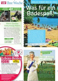 Titelbild der Ausgabe 23/2022 von Was für ein Badespaß!. Zeitschriften als Abo oder epaper bei United Kiosk online kaufen.