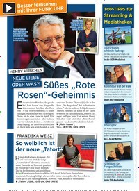 Titelbild der Ausgabe 23/2022 von Süßes „Rote Rosen“- Geheimnis. Zeitschriften als Abo oder epaper bei United Kiosk online kaufen.