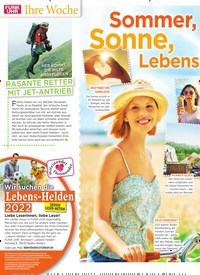Titelbild der Ausgabe 28/2022 von Sommer, Sonne, Lebens freude. Zeitschriften als Abo oder epaper bei United Kiosk online kaufen.