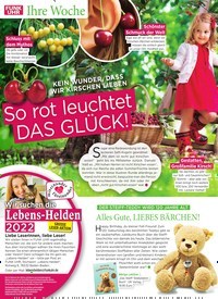 Titelbild der Ausgabe 29/2022 von So rot leuchtet DAS GLÜCK!. Zeitschriften als Abo oder epaper bei United Kiosk online kaufen.