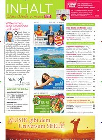 Titelbild der Ausgabe 30/2022 von Willkommen, liebe Leserinnen und Leser!. Zeitschriften als Abo oder epaper bei United Kiosk online kaufen.
