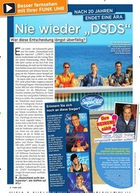 Titelbild der Ausgabe 30/2022 von Nie wieder „DSDS“. Zeitschriften als Abo oder epaper bei United Kiosk online kaufen.