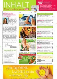 Titelbild der Ausgabe 31/2022 von Willkommen, liebe Leserinnen und Leser!. Zeitschriften als Abo oder epaper bei United Kiosk online kaufen.